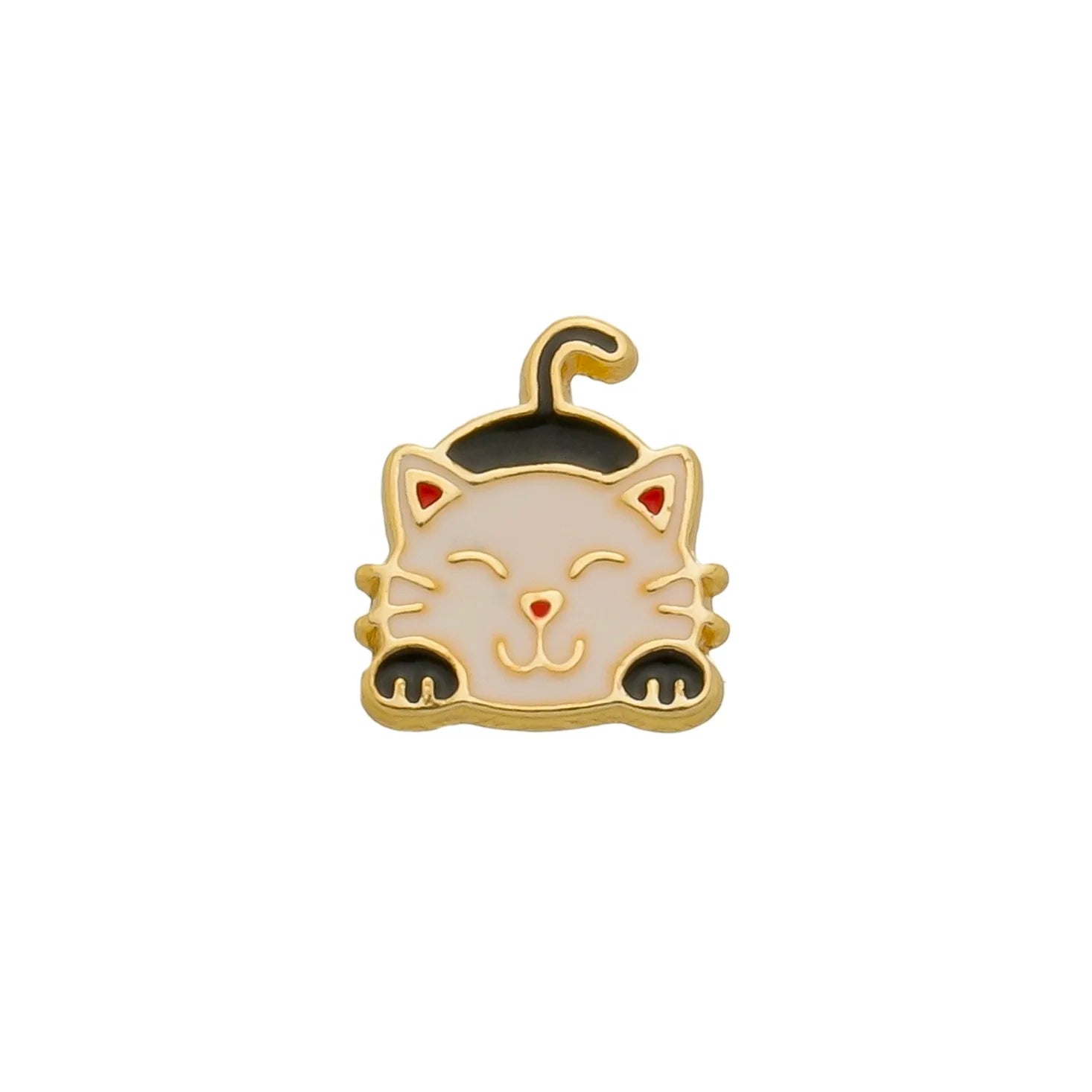 Acessórios Chinelos - Pin Gatinho Espreguiçando