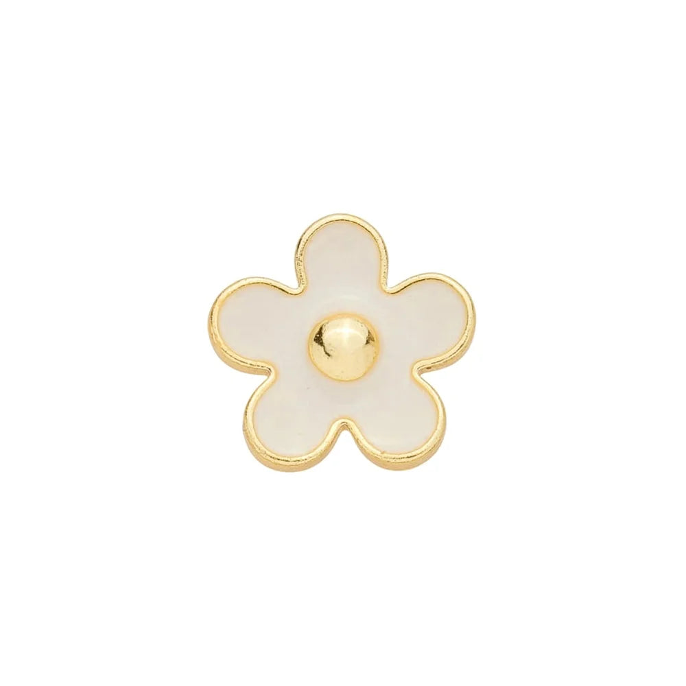 Acessórios Chinelos - Pin Flor Branca
