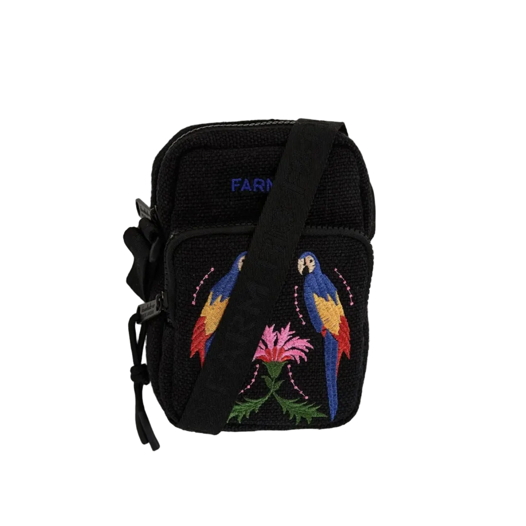 Farm Rio ETC - Bolsa da Gema Bordado Arara