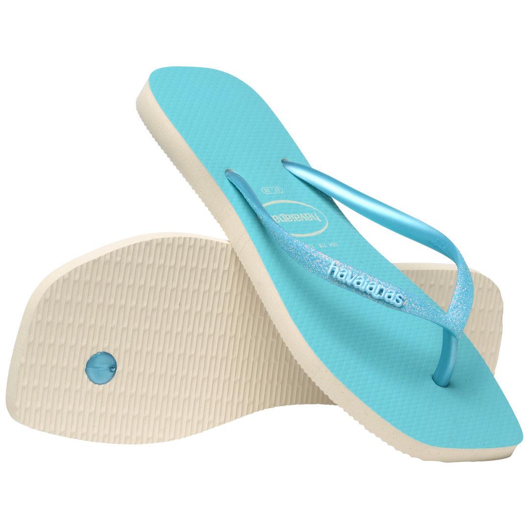 Havaianas Chinelo Slim Square Glitter Neon