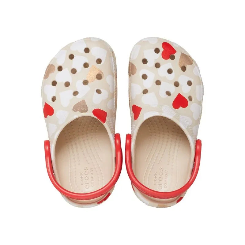 Crocs Classic Corações - Heart Print