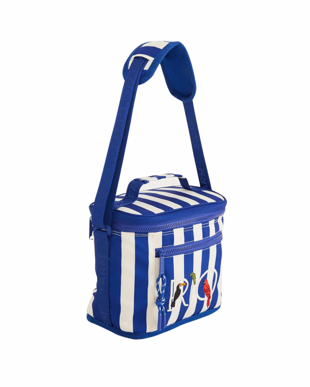 Farm Rio - Mini Cooler Farofa Listras Azul