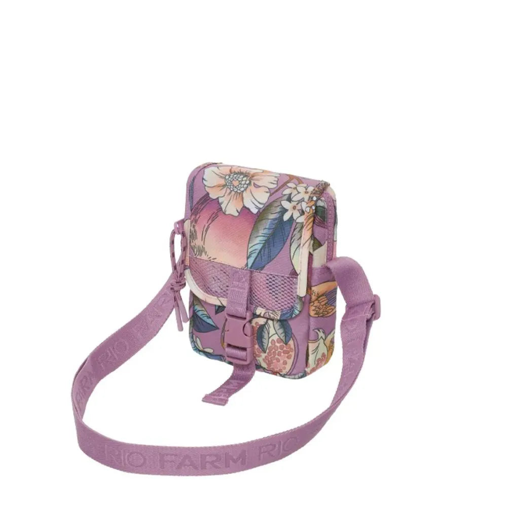 Farm Rio - Bolsa Fervo Romance em Flor Roxa